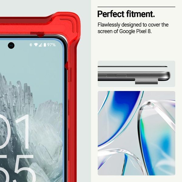 Защитное стекло Caseology Snap Fit 2-Pack для Google Pixel 8 2079388429 фото