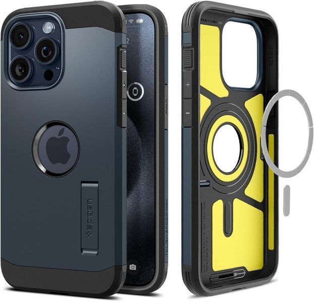 Чехол Spigen Tough Armor Mag MagSafe Metal Slate для iPhone 15 Pro Max ACS06595 1994577209 фото
