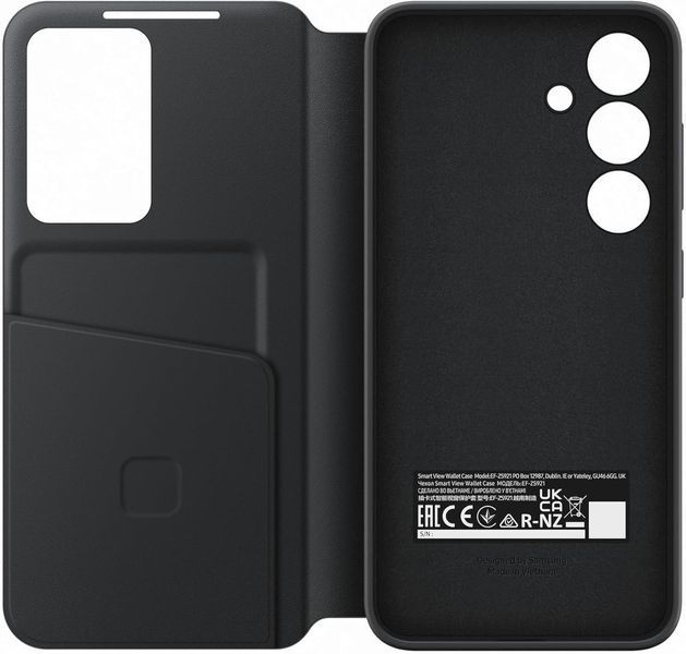Чохол Samsung Smart Clear View Wallet Case Black для Galaxy S24 2898318781 фото