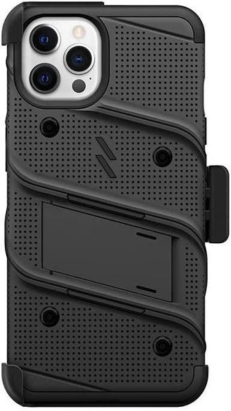Захисний чохол Zizo Bolt Series Black з кліпсою для iPhone 13 Pro Max 1645912478 фото