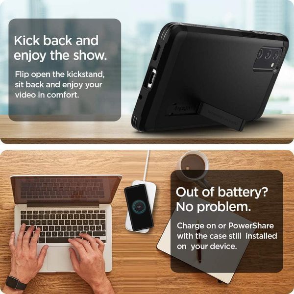 Чохол Spigen Tough Armor Black для Samsung Galaxy S20 FE SM-G780 ACS02279 2039308570 фото