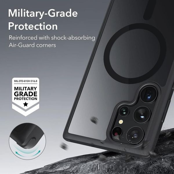 Чехол ESR Classic With HaloLock Clear Black для Samsung Galaxy S23 Ultra SM-S918