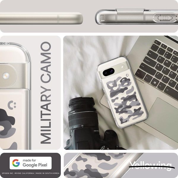 Чехол Spigen Ultra Hybrid Military Camo Clear для Google Pixel 8a ACS07609 2511870157 фото