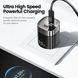 Зарядное устройство Toocki 35W GaN Fast Charging Mini Wall Charger PD Daul USB Type C Black 1937628326 фото 8