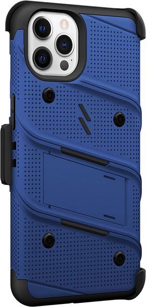 Захисний чохол Zizo Bolt Series Blue з кліпсою для iPhone 13 Pro Max 1645915339 фото