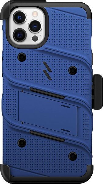Захисний чохол Zizo Bolt Series Blue з кліпсою для iPhone 13 Pro Max 1645915339 фото