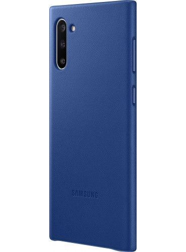 Чохол Samsung Leather Back Cover Blue для Samsung Galaxy Note 10 SM-N970 1602692523 фото