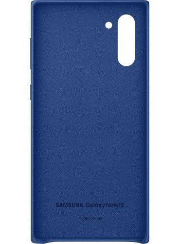 Чохол Samsung Leather Back Cover Blue для Samsung Galaxy Note 10 SM-N970 1602692523 фото