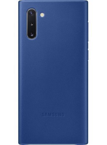 Чохол Samsung Leather Back Cover Blue для Samsung Galaxy Note 10 SM-N970 1602692523 фото