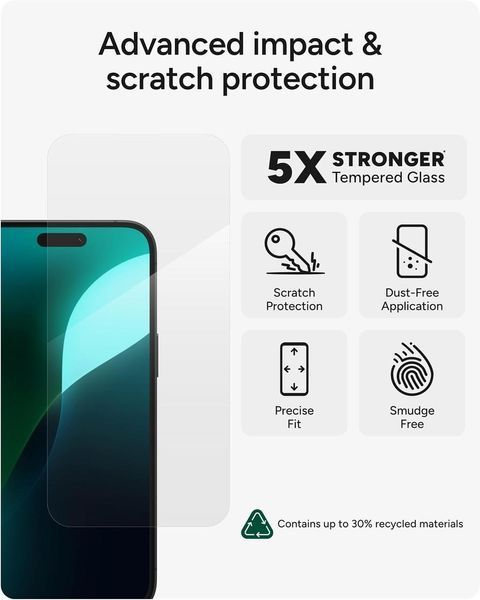 Защитное стекло Zagg InvisibleShield Glass Elite+ для iPhone 18 Pro Max | 17 Pro Max | 16 Pro Max 3159460983 фото
