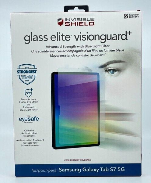 Защитное стекло ZAGG InvisibleShield Glass Elite VisionGuard+ Screen Protector для Samsung Galaxy Tab S7 | S8 1842810827 фото