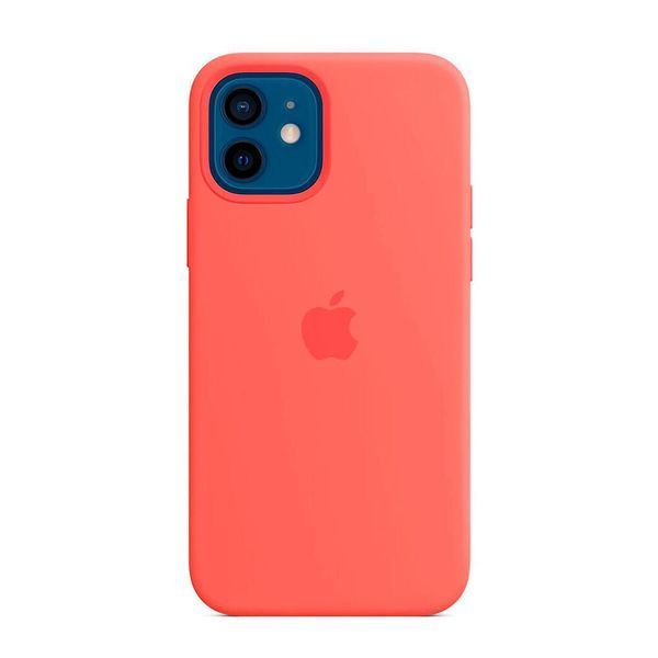 Оригинальный Чехол Apple Silicone Case with MagSafe Pink Citrus для iPhone 12 | 12 Pro MHL03ZM/A