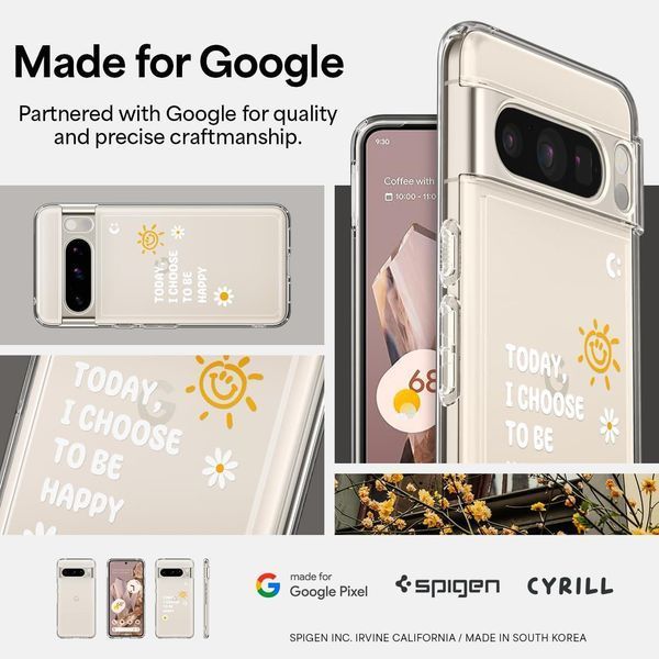 Чехол Spigen X Cyrill Ultra Hybrid Crystal Clear Sunny для Google Pixel 8 Pro 2511884561 фото