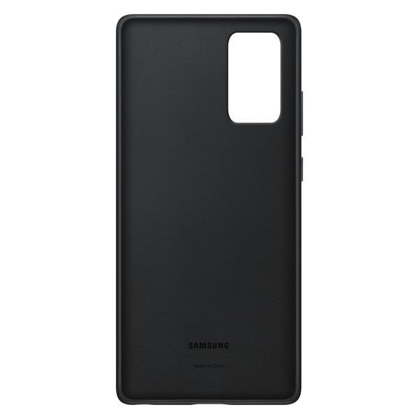 Чехол Samsung Leather Back Cover Black для Galaxy Note 20 SM-N980 1977919732 фото