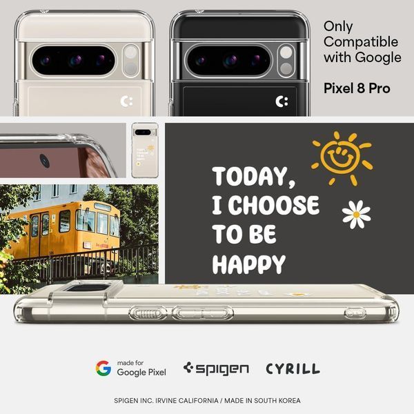 Чехол Spigen X Cyrill Ultra Hybrid Crystal Clear Sunny для Google Pixel 8 Pro 2511884561 фото