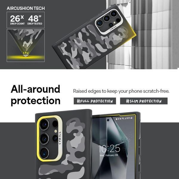 Чохол Cyrill Ultracolor Dusk Military Camo Black для Samsung Galaxy S24 Ultra SM-S928 ACS07315 2149512057 фото