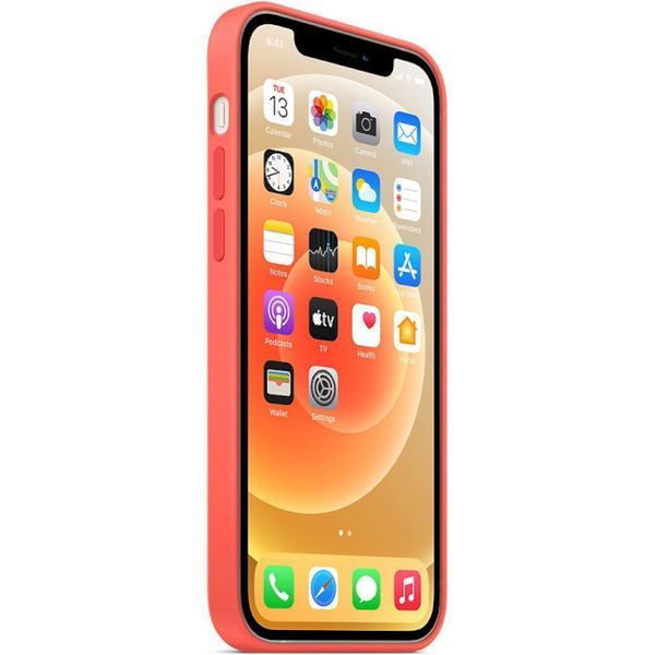 Оригинальный Чехол Apple Silicone Case with MagSafe Pink Citrus для iPhone 12 | 12 Pro MHL03ZM/A