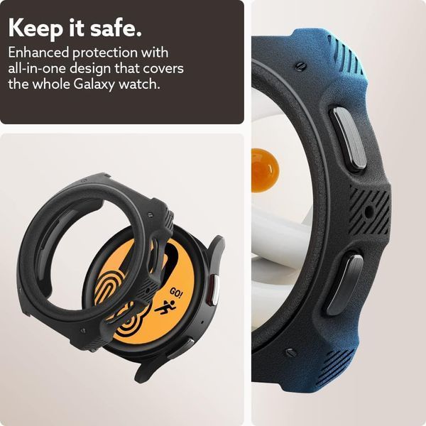 Чохол Caseology Vault Matte Black для Galaxy Watch 5 Pro 45mm
