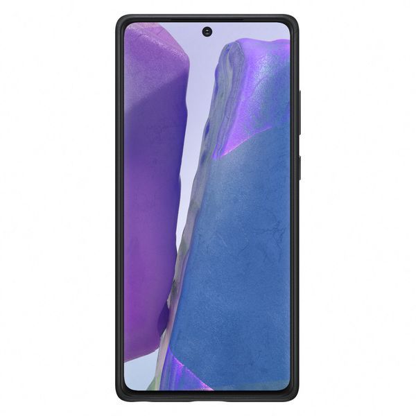 Чехол Samsung Leather Back Cover Black для Galaxy Note 20 SM-N980 1977919732 фото