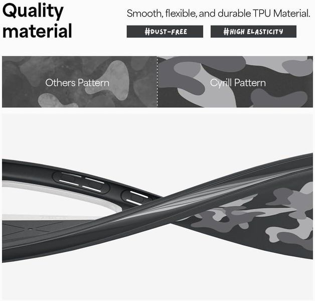 Чохол Cyrill Ultracolor Dusk Military Camo Black для Samsung Galaxy S24 Ultra SM-S928 ACS07315 2149512057 фото
