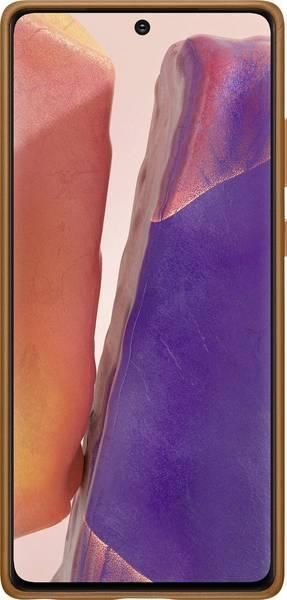 Чохол Samsung Leather Back Cover Brown для Galaxy Note 20 SM-N980 1668376132 фото