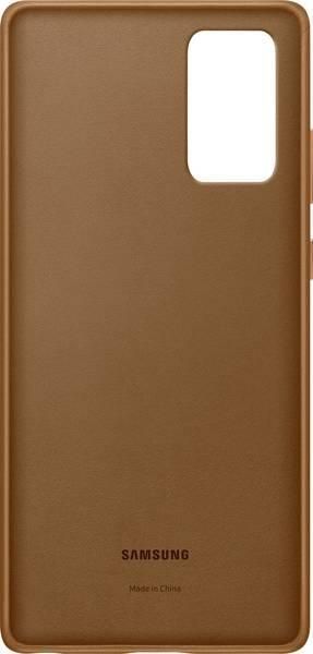 Чохол Samsung Leather Back Cover Brown для Galaxy Note 20 SM-N980 1668376132 фото