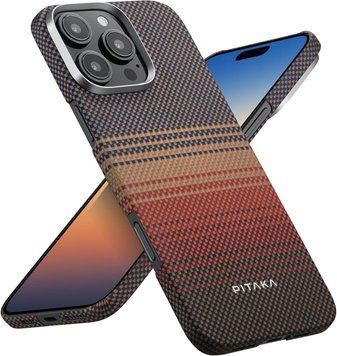 Чохол Pitaka Tactile Woven Case MagEZ Sunset для iPhone 16 Pro Max 2818342242 фото