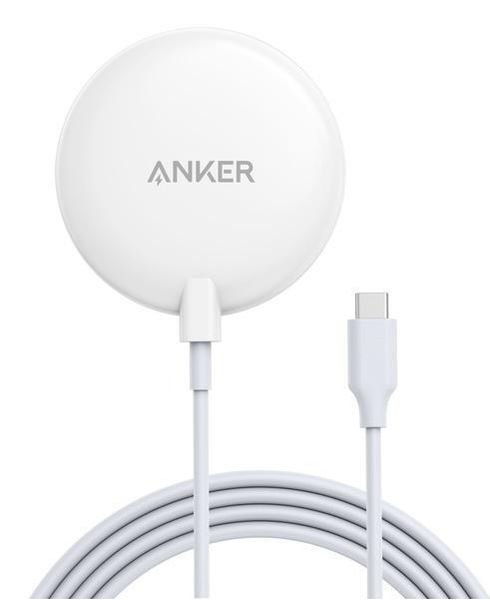 Бездротовий зарядний пристрій Anker PowerWave Magnetic Pad Lite White 1870684857 фото