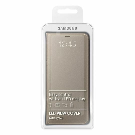 Чохол Samsung Led View Cover Gold для Galaxy S8 Plus SM-G955 1722850418 фото