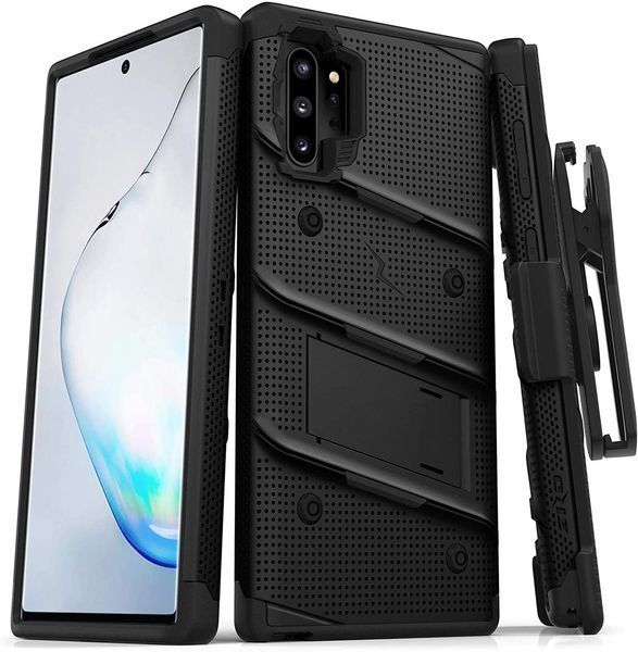 Протиударний чохол Zizo Bolt Series Black з кліпсою для Samsung Galaxy Note 10 Plus SM-N975 1645917405 фото