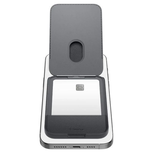 Підставка - картхолдер Caseology Nano Pop Card Holder MagSafe & Stand Black Sesame AFA059789 2184000755 фото
