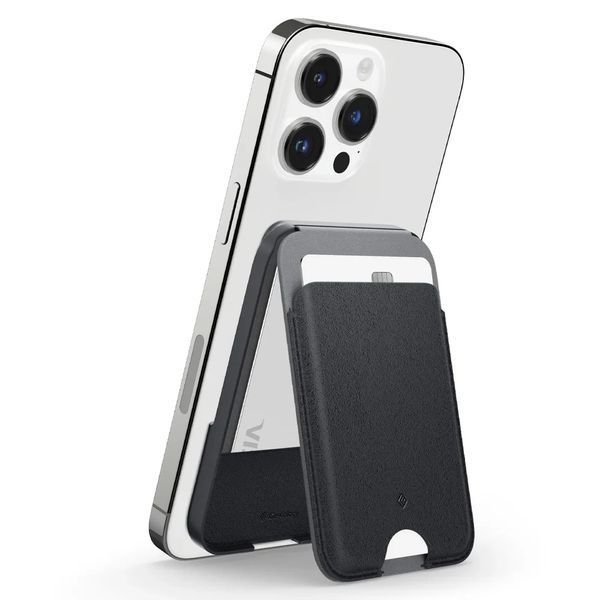 Підставка - картхолдер Caseology Nano Pop Card Holder MagSafe & Stand Black Sesame AFA059789 2184000755 фото