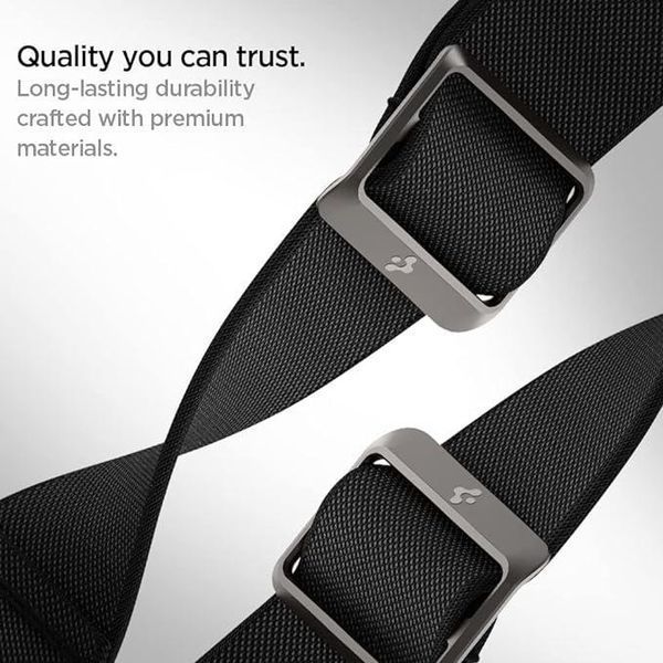 Нейлоновый ремешок Spigen Lite Fit Black для Apple Watch 49 | 45 | 44 | 42mm AMP02286 2011828252 фото