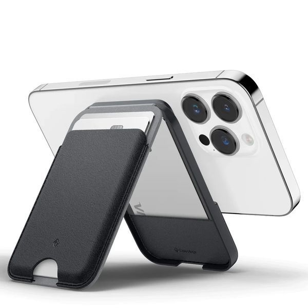 Підставка - картхолдер Caseology Nano Pop Card Holder MagSafe & Stand Black Sesame AFA059789 2184000755 фото