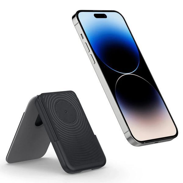 Підставка - картхолдер Caseology Nano Pop Card Holder MagSafe & Stand Black Sesame AFA059789 2184000755 фото