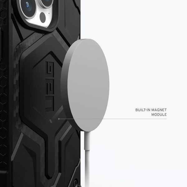 Чехол UAG Monarch Pro MagSafe Carbon Fiber для iPhone 15 Pro 2494894775 фото