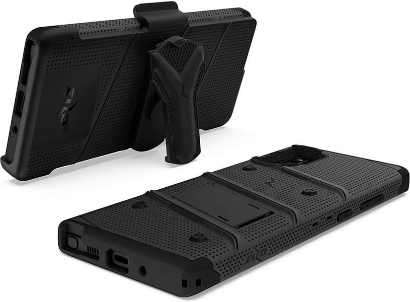 Протиударний чохол Zizo Bolt Series Black з кліпсою для Samsung Galaxy Note 10 Plus SM-N975 1645917405 фото
