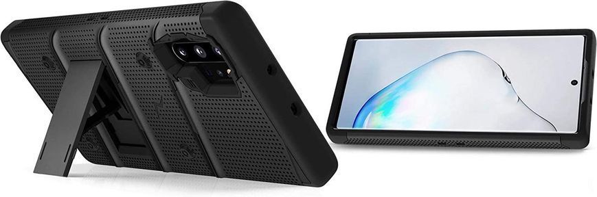 Протиударний чохол Zizo Bolt Series Black з кліпсою для Samsung Galaxy Note 10 Plus SM-N975 1645917405 фото