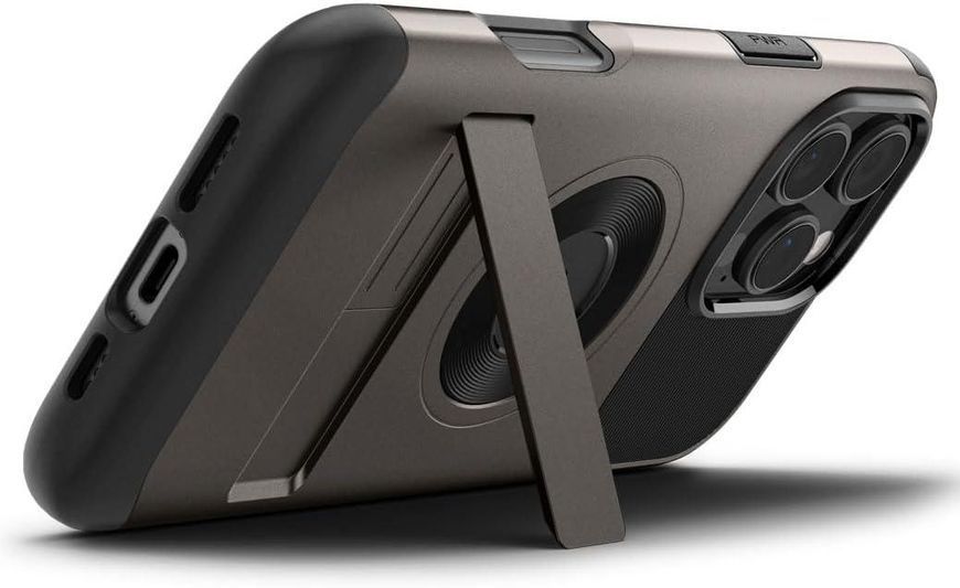 Чехол Spigen Slim Armor MagFit Gunmetal для iPhone 16 Pro Max ACS08033 2559032892 фото