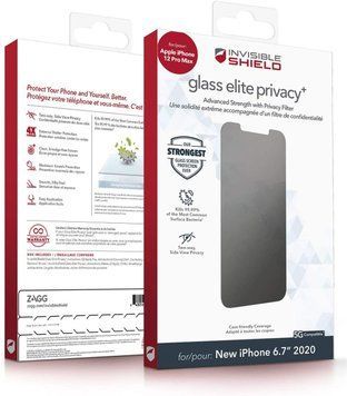 Захисне скло Zagg InvisibleShield Glass Elite Privacy для iPhone 12 Pro Max 1842827552 фото