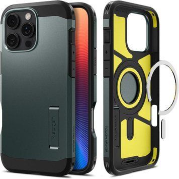 Чохол Spigen Tough Armor MagFit Abyss Green для iPhone 16 Pro ACS08148 2365458208 фото