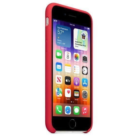 Чехол Apple Silicone Case (PRODUCT) Red для iPhone 7 | 8 | SE 2020 | SE 2022
