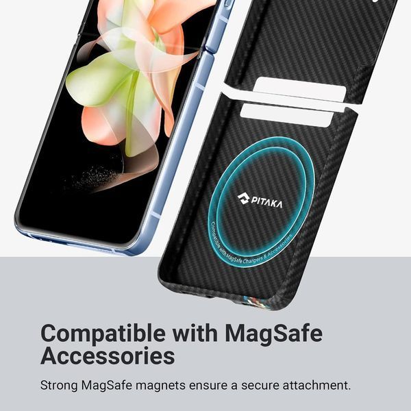 Чохол Pitaka MagEZ Case 3 Rhapsody для Samsung Galaxy Flip 4 2965948815 фото