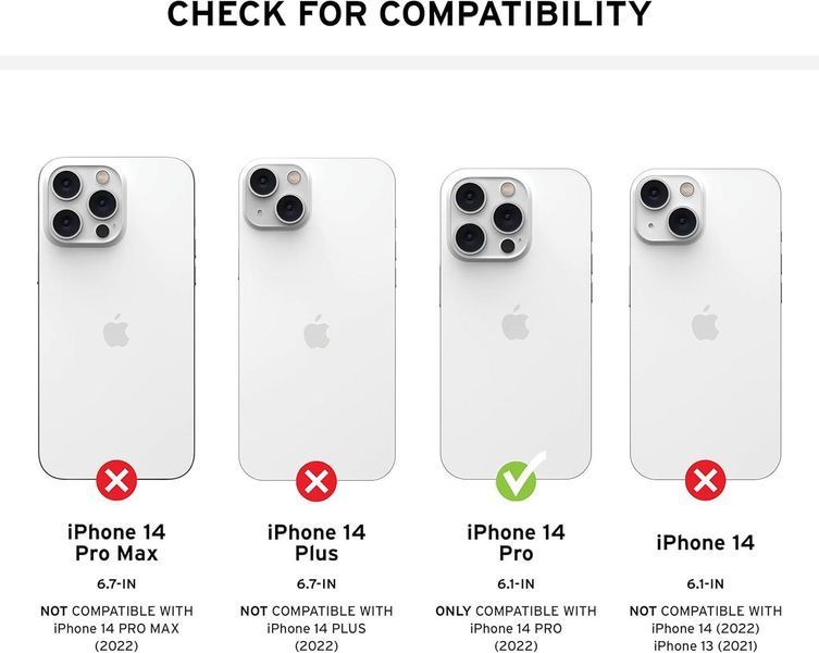 Чохол UAG Monarch Pro Kevlar MagSafe Black для iPhone 14 Pro 2819523719 фото