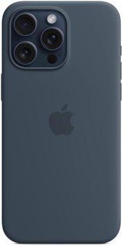 Чохол Apple Silicone Case MagSafe Storm Blue для iPhone 15 Pro Max MT1P3ZM 2325013419 фото