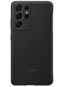 Чохол Samsung Silicone Cover with S Pen Black для Galaxy S21 Ultra 5G SM-G998