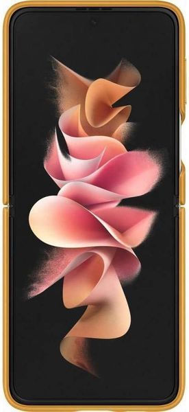 Чохол Sasmung Leather Cover Mustard для Galaxy Z Flip 3 2387022700 фото