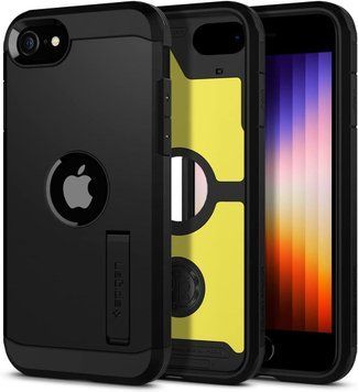 Чохол Spigen Tough Armor Black для SE 2020 | SE 2022 ACS00950 2039342595 фото