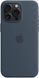 Чохол Apple Silicone Case MagSafe Storm Blue для iPhone 15 Pro Max MT1P3ZM 2325013419 фото 3