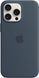 Чохол Apple Silicone Case MagSafe Storm Blue для iPhone 15 Pro Max MT1P3ZM 2325013419 фото 4